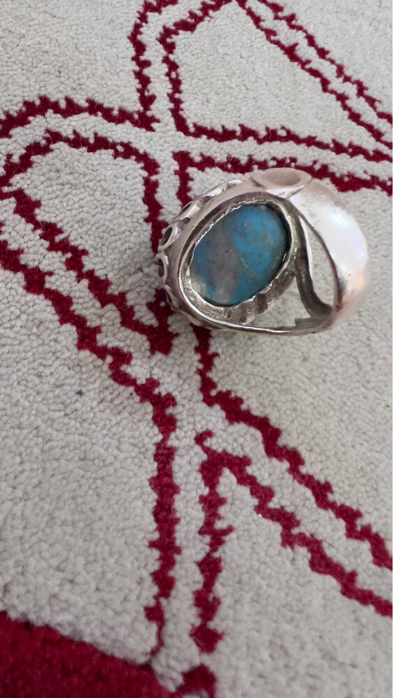 Turquoise stone ring for sale - 6