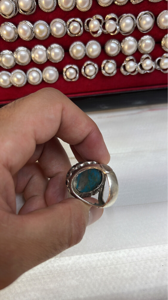 Turquoise stone ring for sale - 1