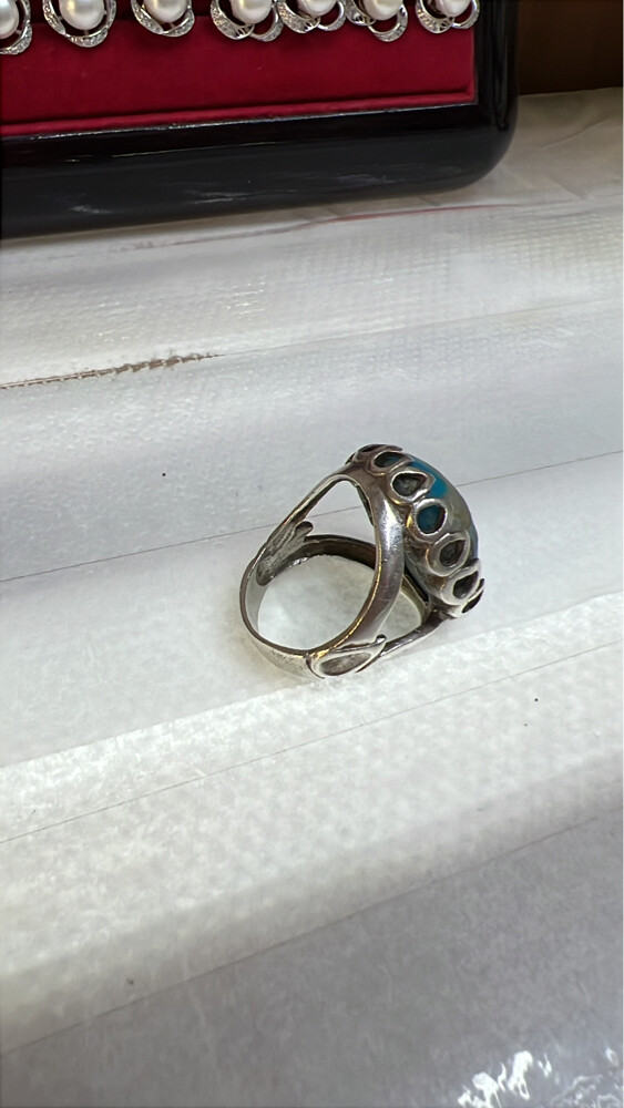 Turquoise stone ring for sale - 3