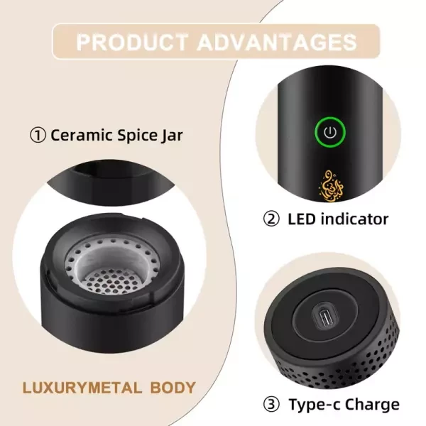 Portable Electric Bakhoor Burner - 7