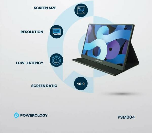 Powerology Ultra-Slim  Monitor 15.6 - 3