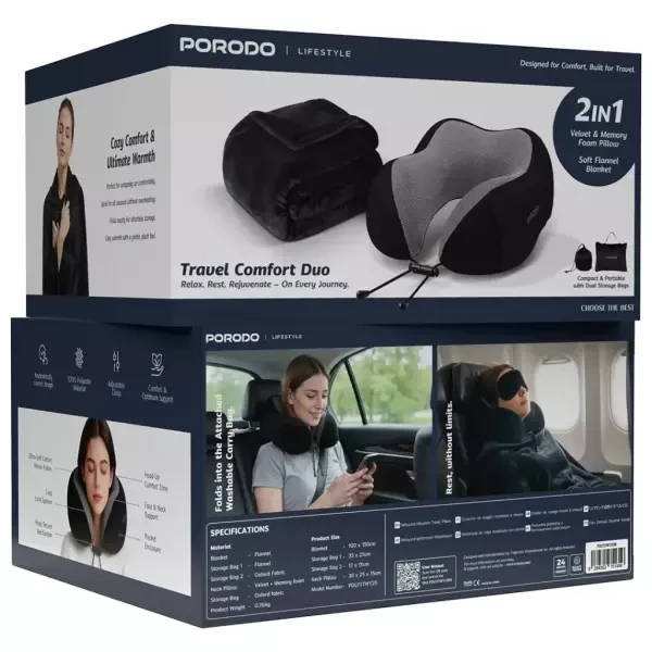 Porodo Lifestyle Travel Comfort Duo - 4