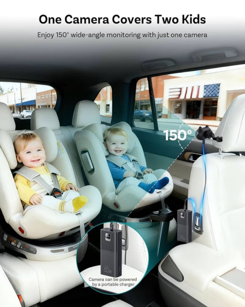 Rear Seat Baby Monitor Camera - 7