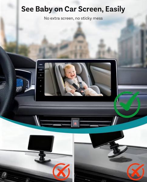 Rear Seat Baby Monitor Camera - 5