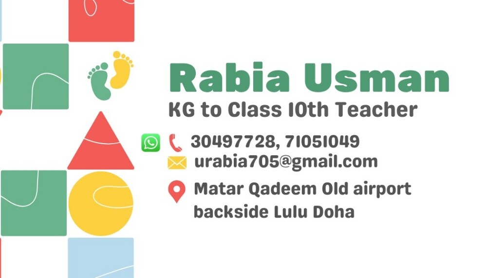 KG to MASTER FEMALE TEACHER AVAILAB - 4