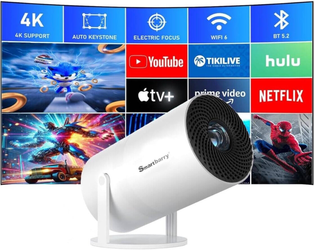 Smart projector 4K HDR 5G Wi-Fi  - 2