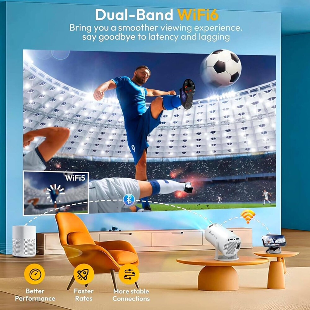 Smart projector 4K HDR 5G Wi-Fi  - 3