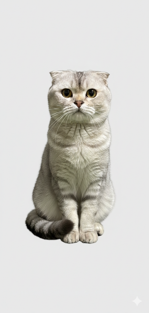 Female male Scottish British cat - 1