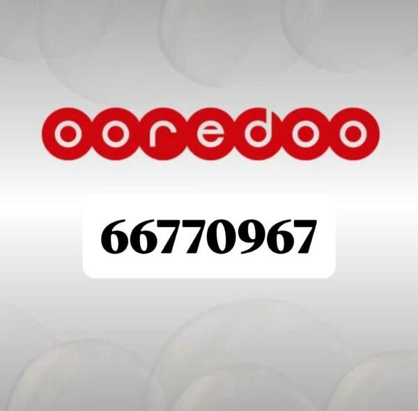 Ooredoo Fancy number 66770967 - 1