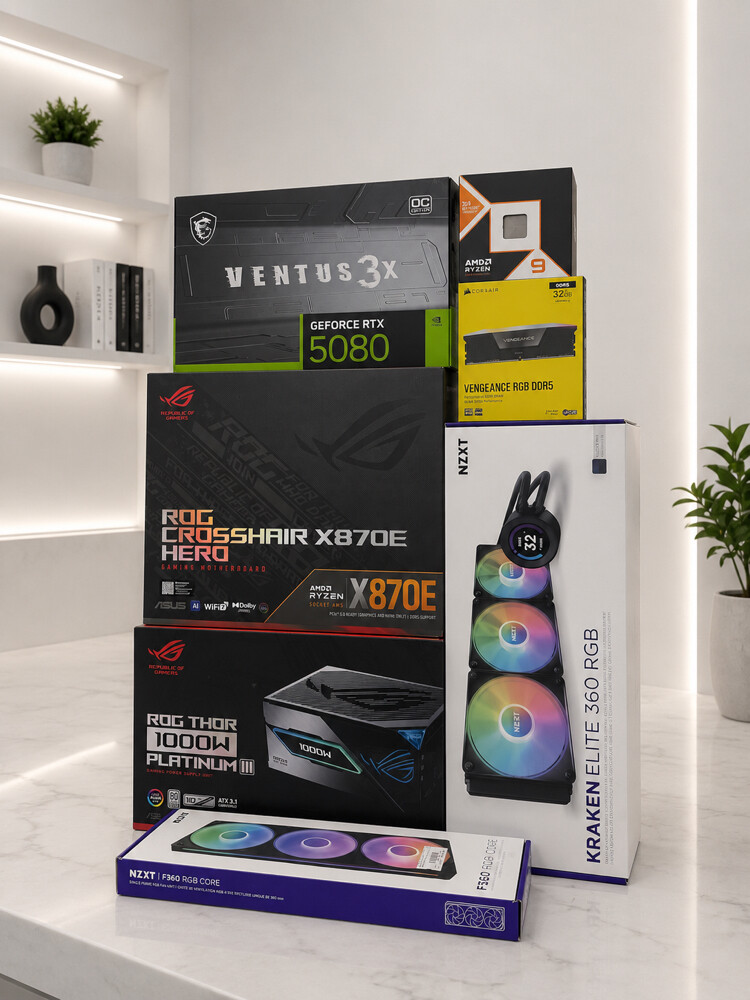 ryzen 9 9950x3D + RTX 5080 - 2