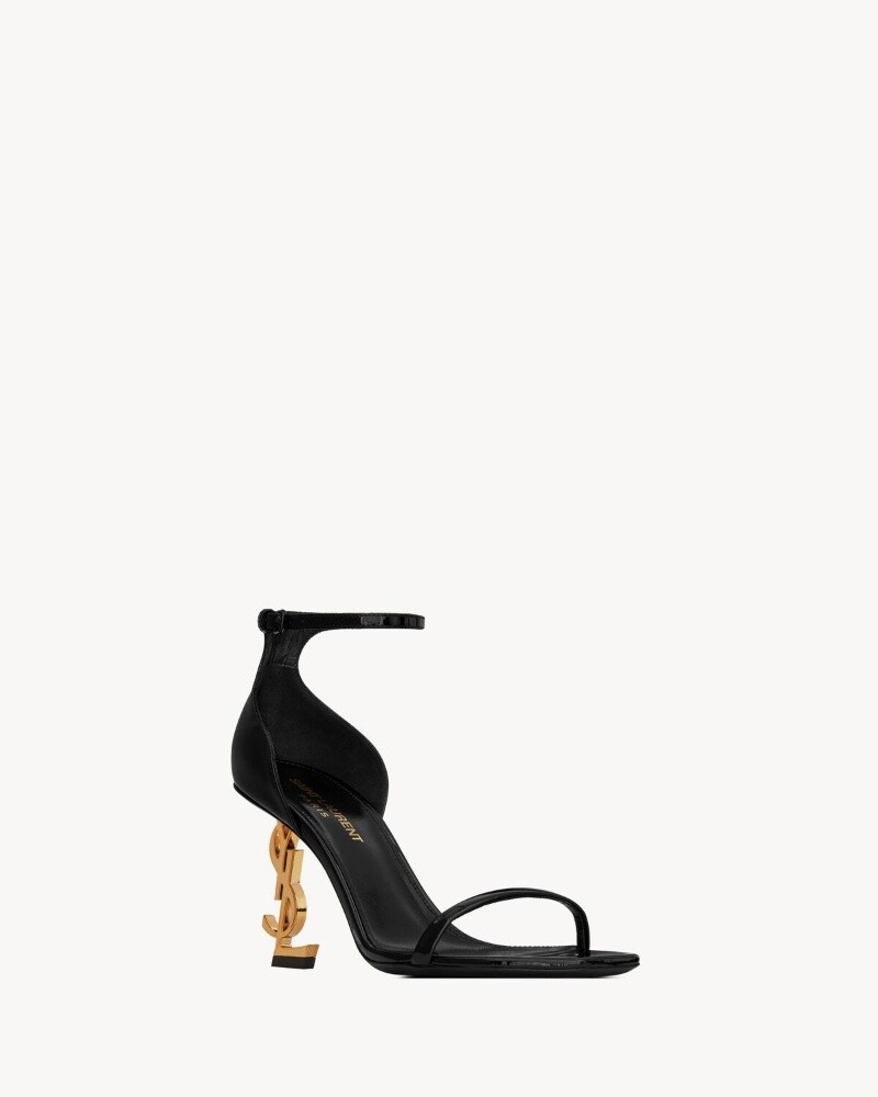 YSL OPYUM Sandals in patent leather - 4