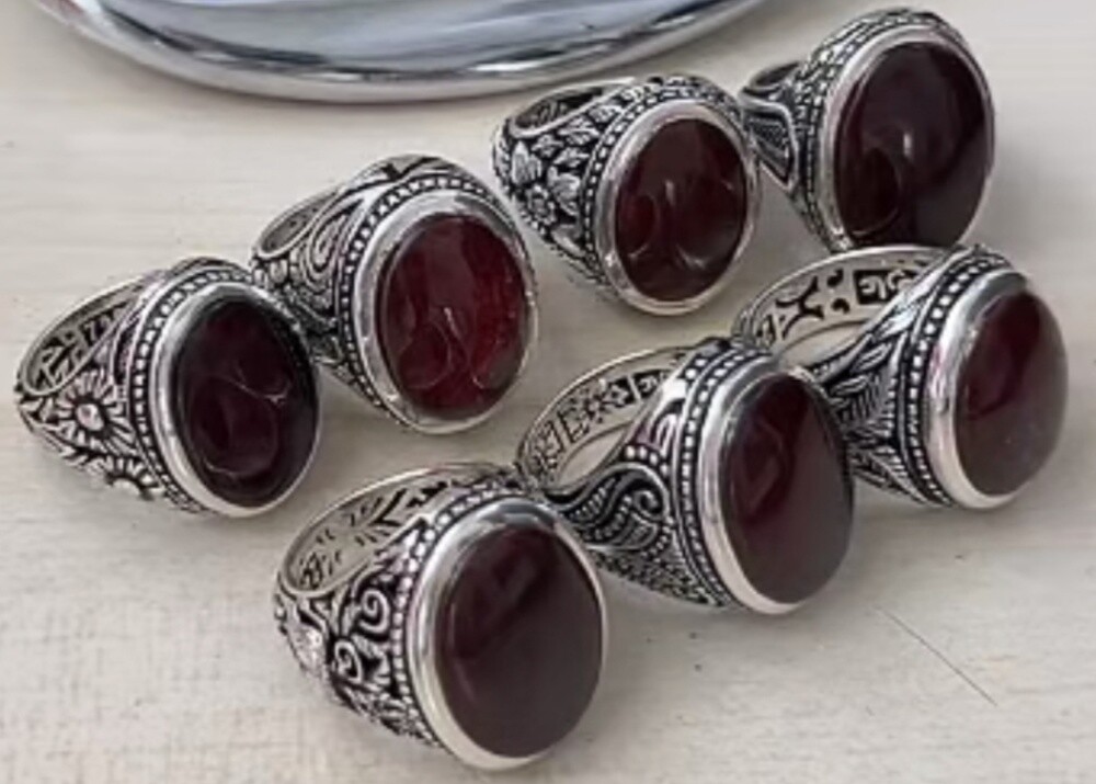 خواتم فضة عيار 990 صياغة عارف - 26