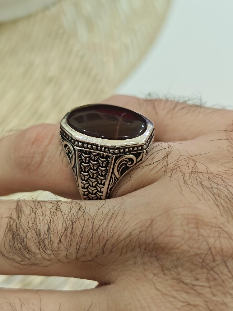 خواتم فضة عيار 990 صياغة عارف - 23
