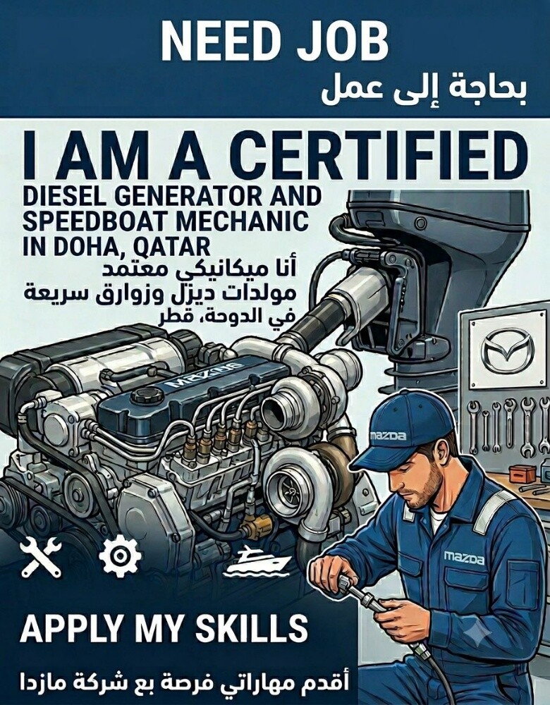 Speedboat/Diesel generator mechanic - 1