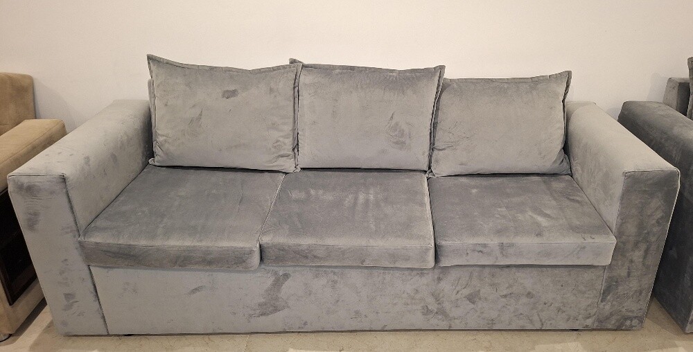 Dark gray sofa, unused and new - 5