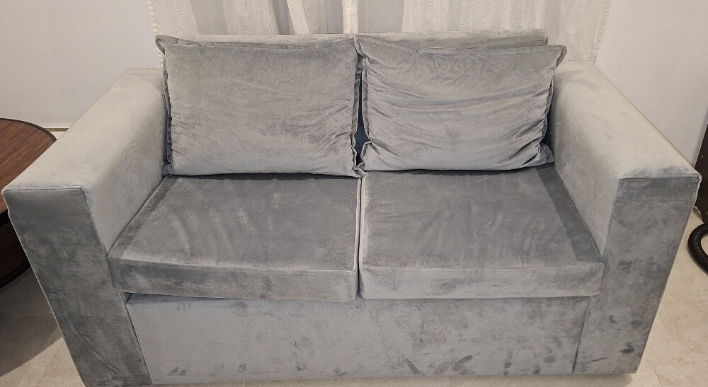 Dark gray sofa, unused and new - 4