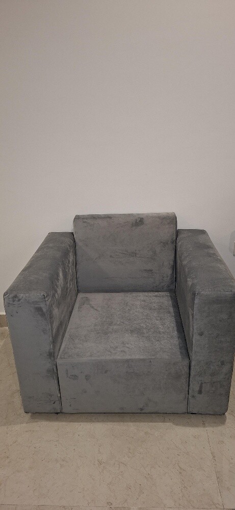 Dark gray sofa, unused and new - 2