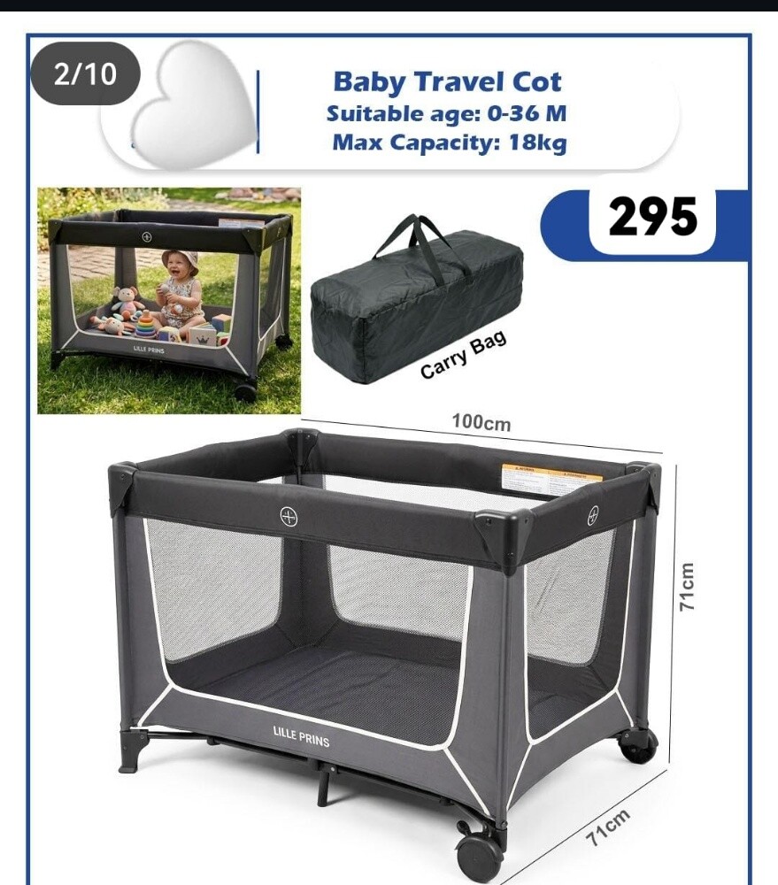 Folding Baby Bed - 1