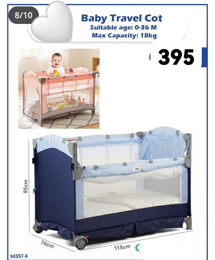 Folding Baby Bed - 4