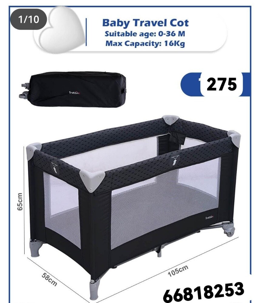 Folding Baby Bed - 9