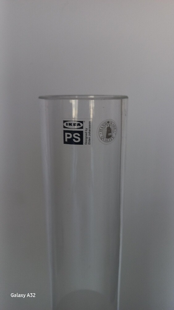 ikea glass vase - 3