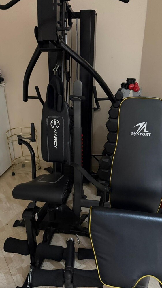 multi gym and dumbbells - 2