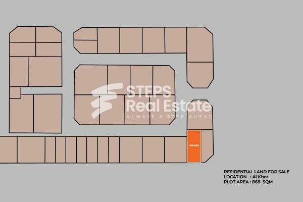 أرض سكنية استثمارية للبيع - 1
