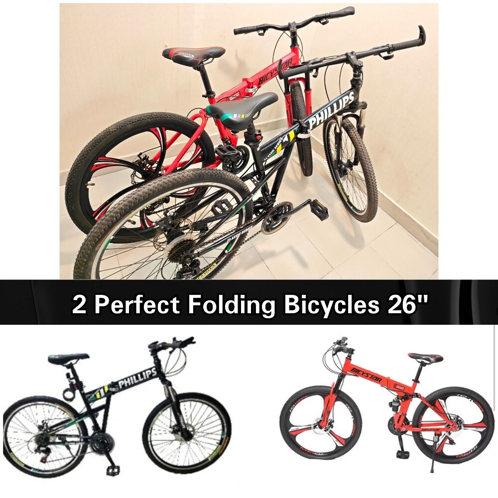 2 Folding Bicycles - Great Conditio - 1