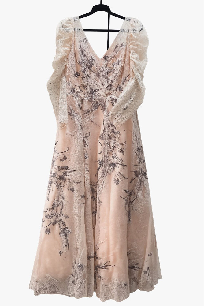 black and beige dress - 2
