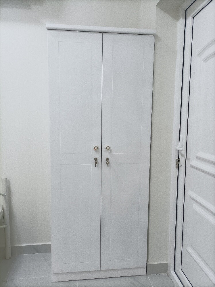 2 Door Wooden Wardrobe with Drawers - 3