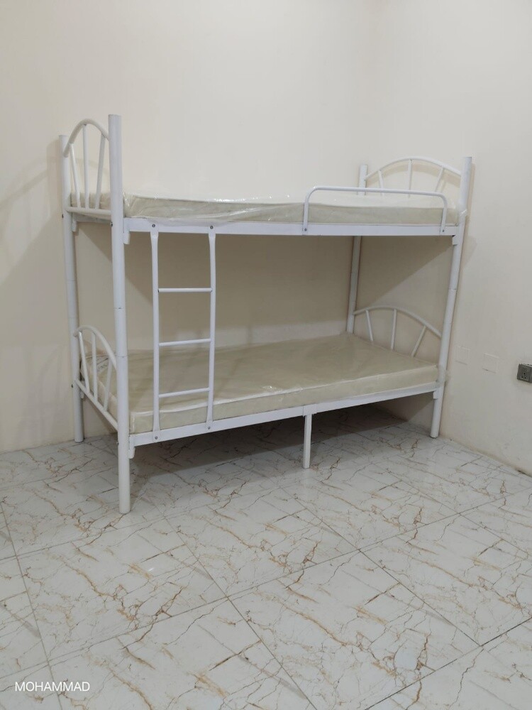 Metal Bunk Bed with 2 Mattresses - 12