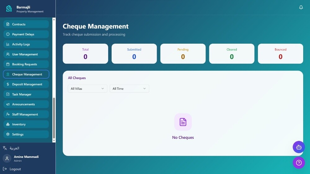 Property & Villa Management App - 2