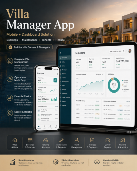 Property & Villa Management App - 1
