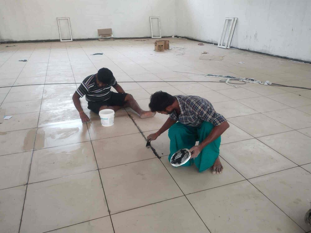 Tiles installation work - 1