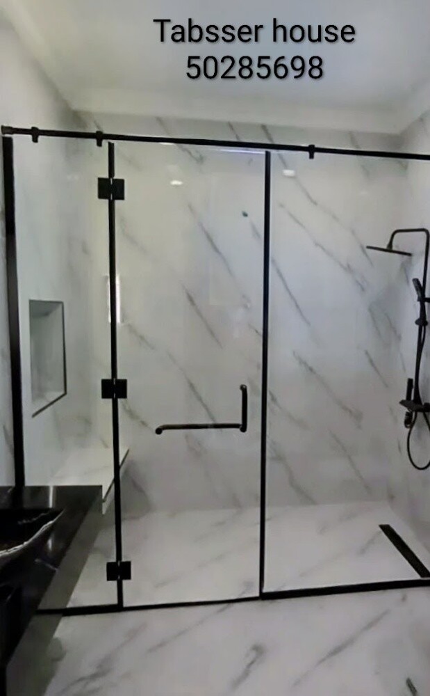 modern shower glass work - 2