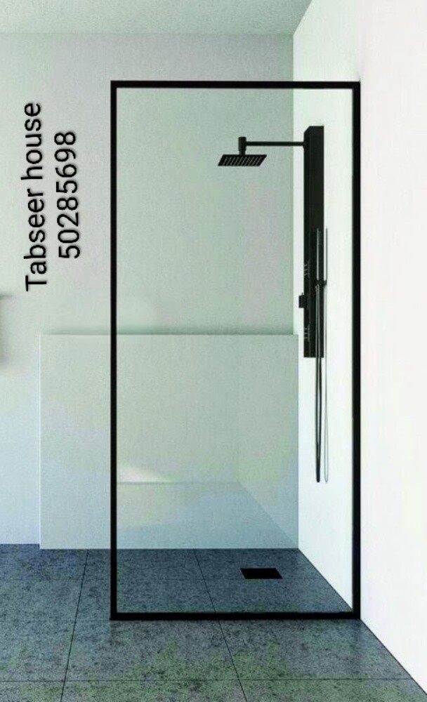 modern shower glass work - 1