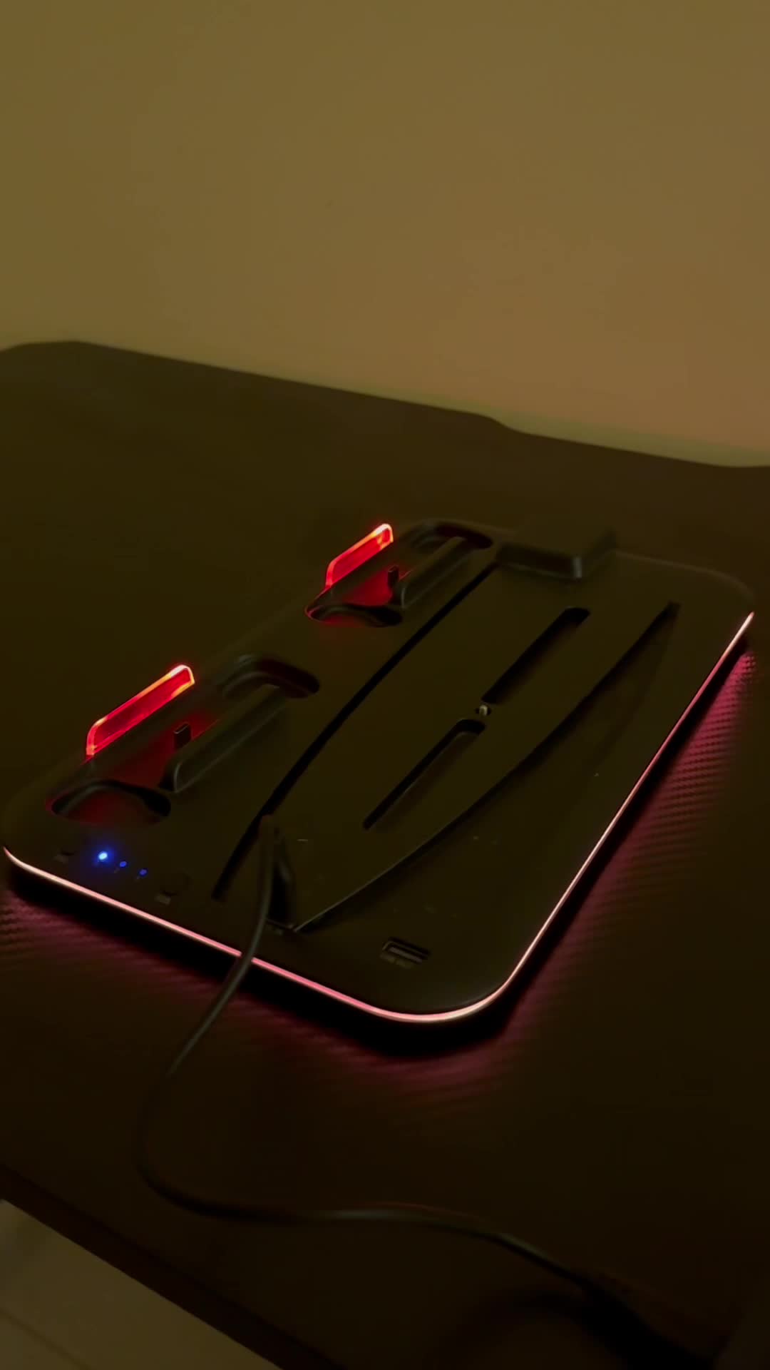 PS5 Disc RGB Stand with fan cooler - 4