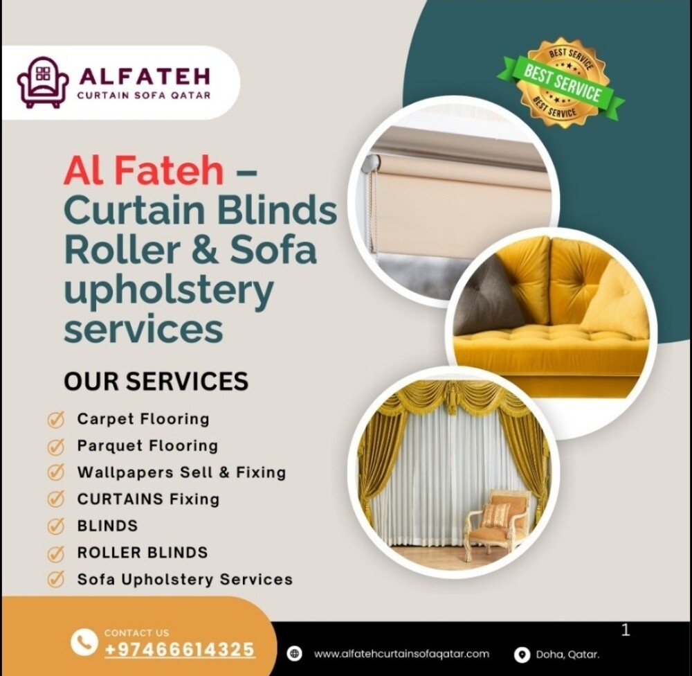 Qatar Curtain Blinds Roller and sof - 3