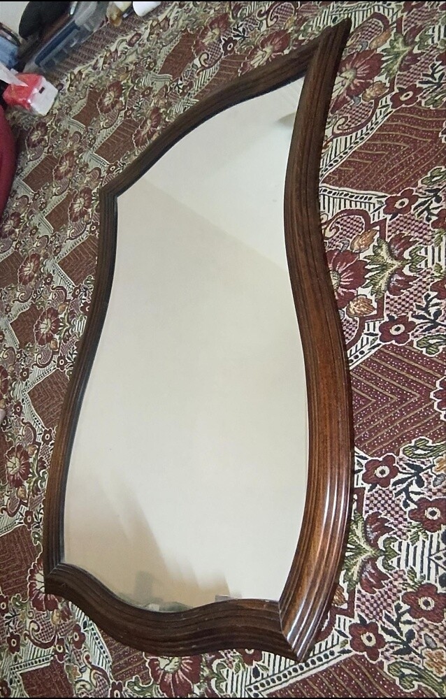 Wooden Wall Mirror Imported Vietnam - 1