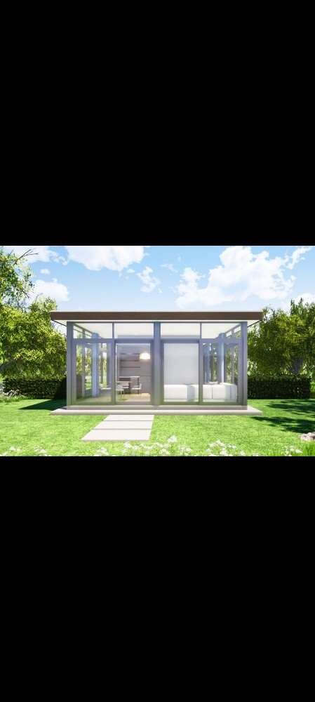 Glass House Glass Wall Decoratio - 19