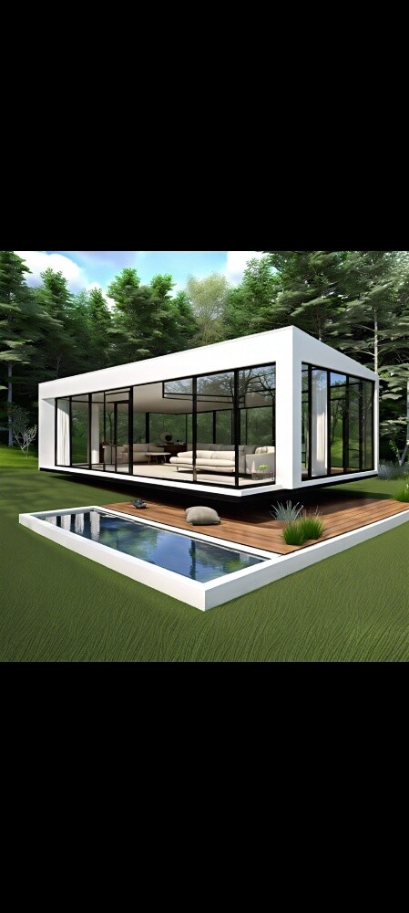 Glass House Glass Wall Decoratio - 10