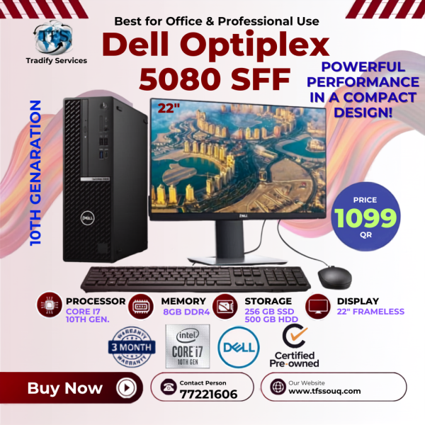 Dell OptiPlex 5080 SFF 10th Gen. - 1
