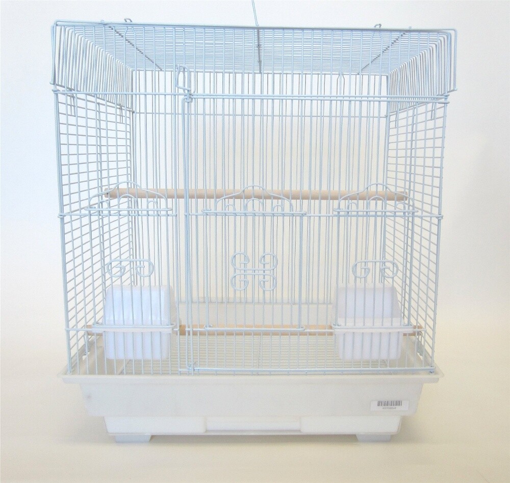 Clean white bird cage for sale - 2