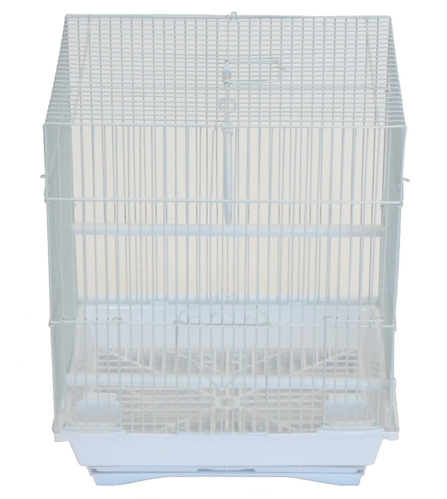 Clean white bird cage for sale - 1