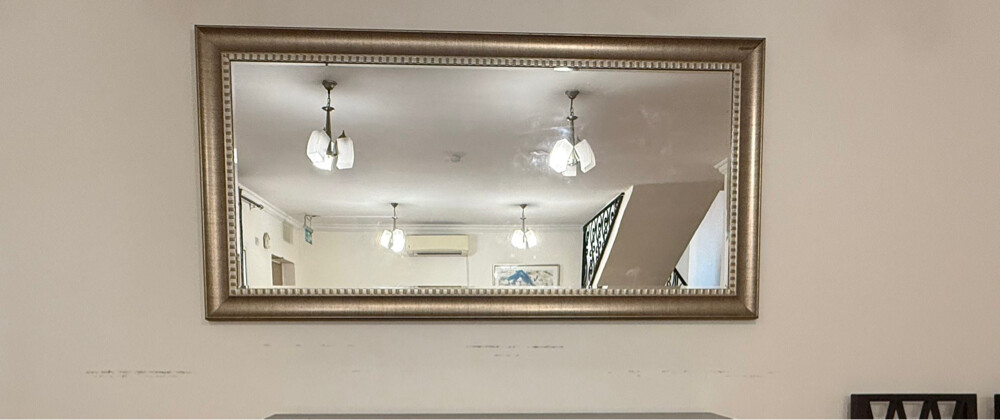 Large decorative wall mirror  - 4