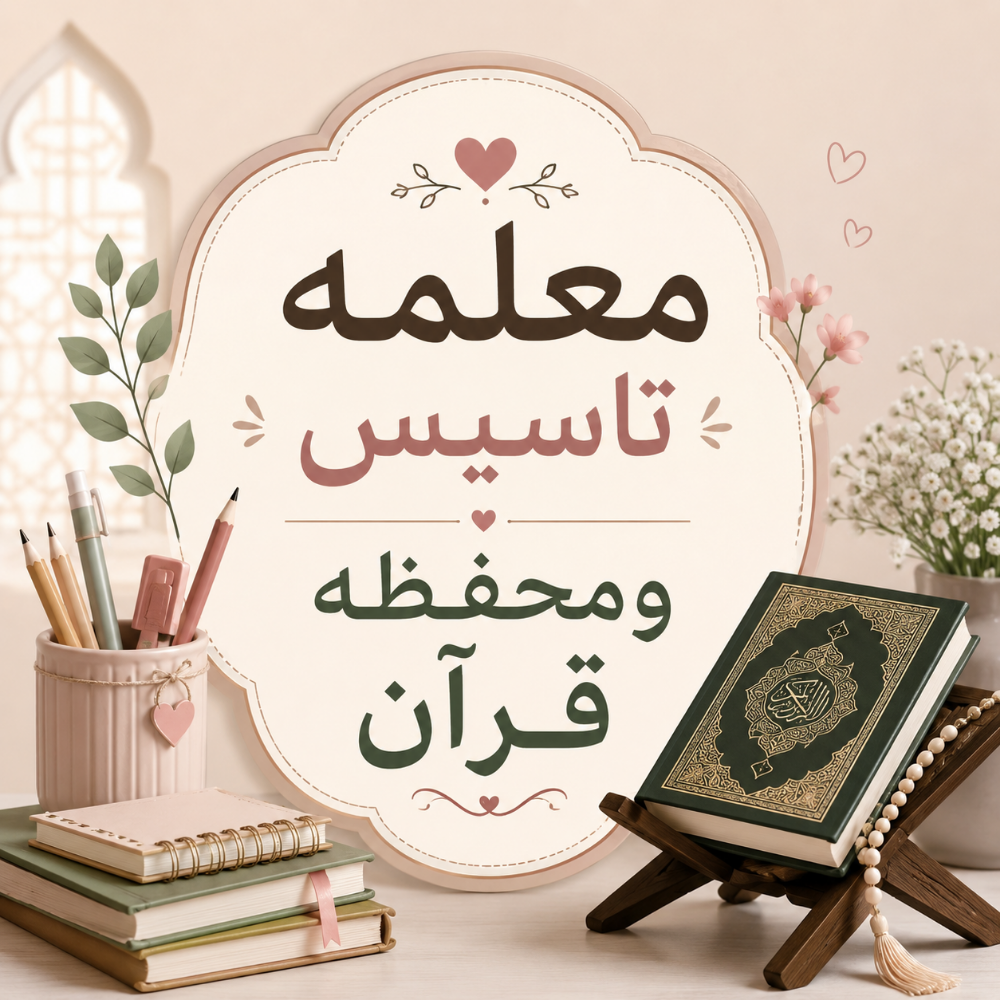معلمه تأسيس عربي ومحفظه قرآن - 1