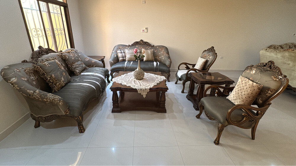 nice olive stained chairs - 1