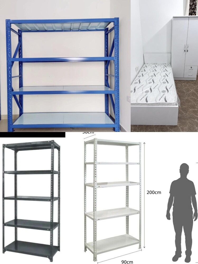 Bunk bed, mattress, cabinet all new - 9