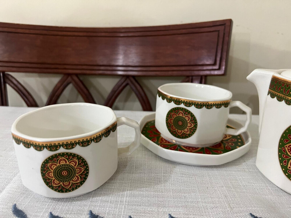 glass decor (2cups & 1 bot) - 4