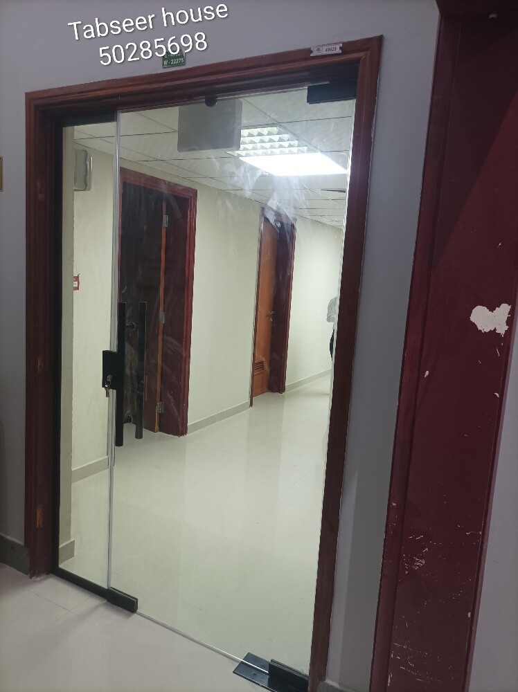 Office glass door work - 1